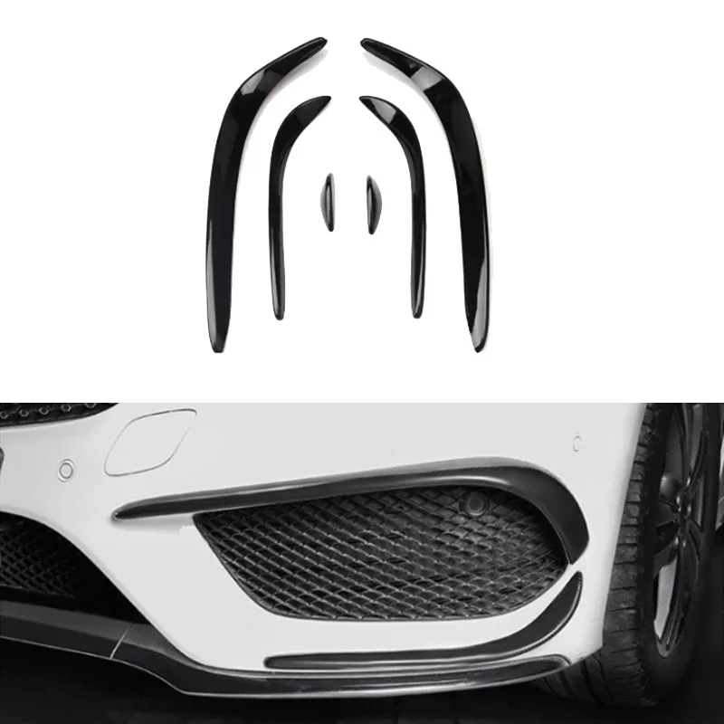 Auto esistange Spoiler Jagaja Kaas udutule Splitter Sisekujundus jaoks Mercedes Benz C-Klassi W205 2015-2019 Pilt 0