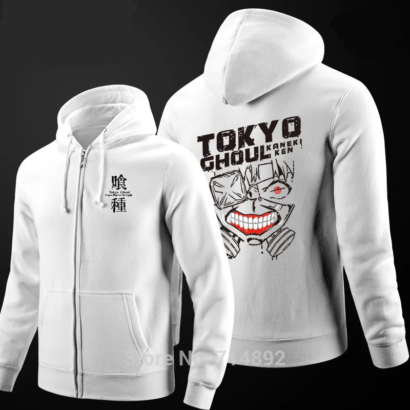 Tokyo Ghoul topp anime Kaneki Ken joonis cosplay kostüüm pikk varrukas Villus Lukuga Pusad jope Pilt 2