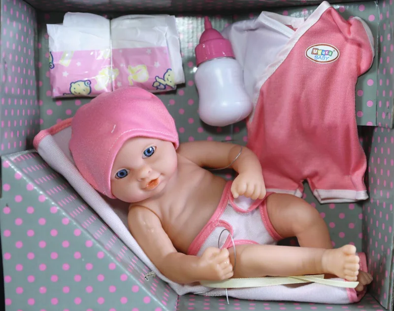 [Uus] Väga Armas 32cm simulatsiooni vann nukk vann mängida vesi Uuestisündinud vastsündinud Beebi Nukud nukk mudel Arvandmed lapsed tüdruk kingitus Pilt 1