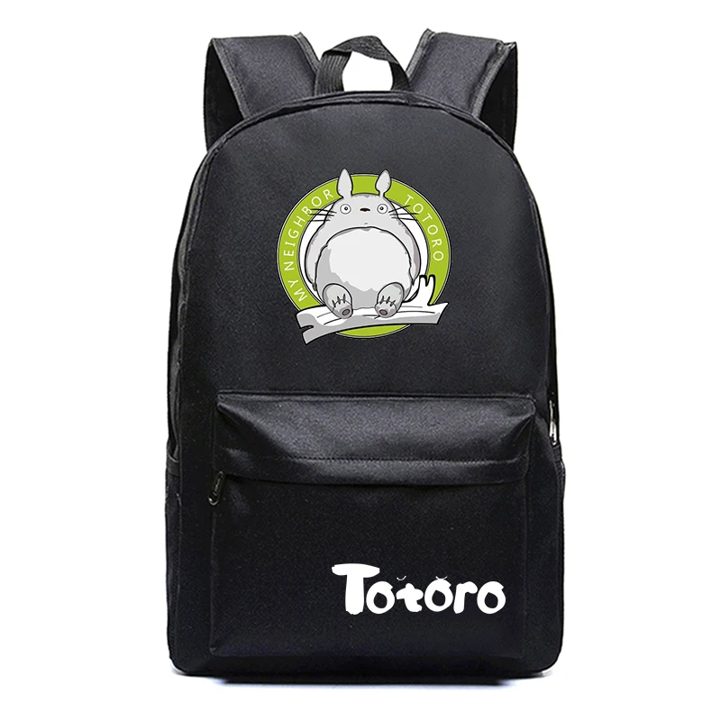 Anime Minu Naaber Totoro Õpilane Seljakott Koolikotti Reisi Lõuend Packsack Mochila Riie Teenger Unisex Kvaliteetne Sülearvuti Kott Pilt 2