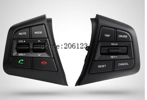 Näiteks Hyundai ix25 (creta) 1.6 L Rool Püsikiiruse hoidja Nupud Kaugjuhtimispult Helitugevuse kanal Bluetooth Telefoni Nuppu lzh Pilt 1